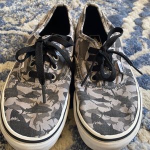 Vans shark pattern
